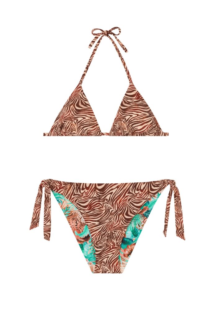 Bikini zum Wenden von Calzedonia, Oberteil um € 35,99 und Hose um € 24,99 