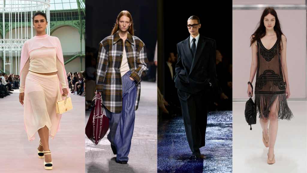 Modetrends: Laufstegfotos von Chanel, Bottega Veneta, Saint Laurent, Fendi