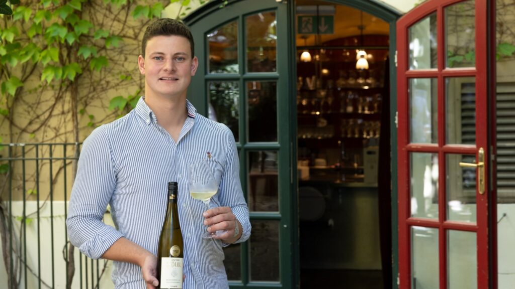Jungwinzer Johannes Kölbl aus dem Weinviertel