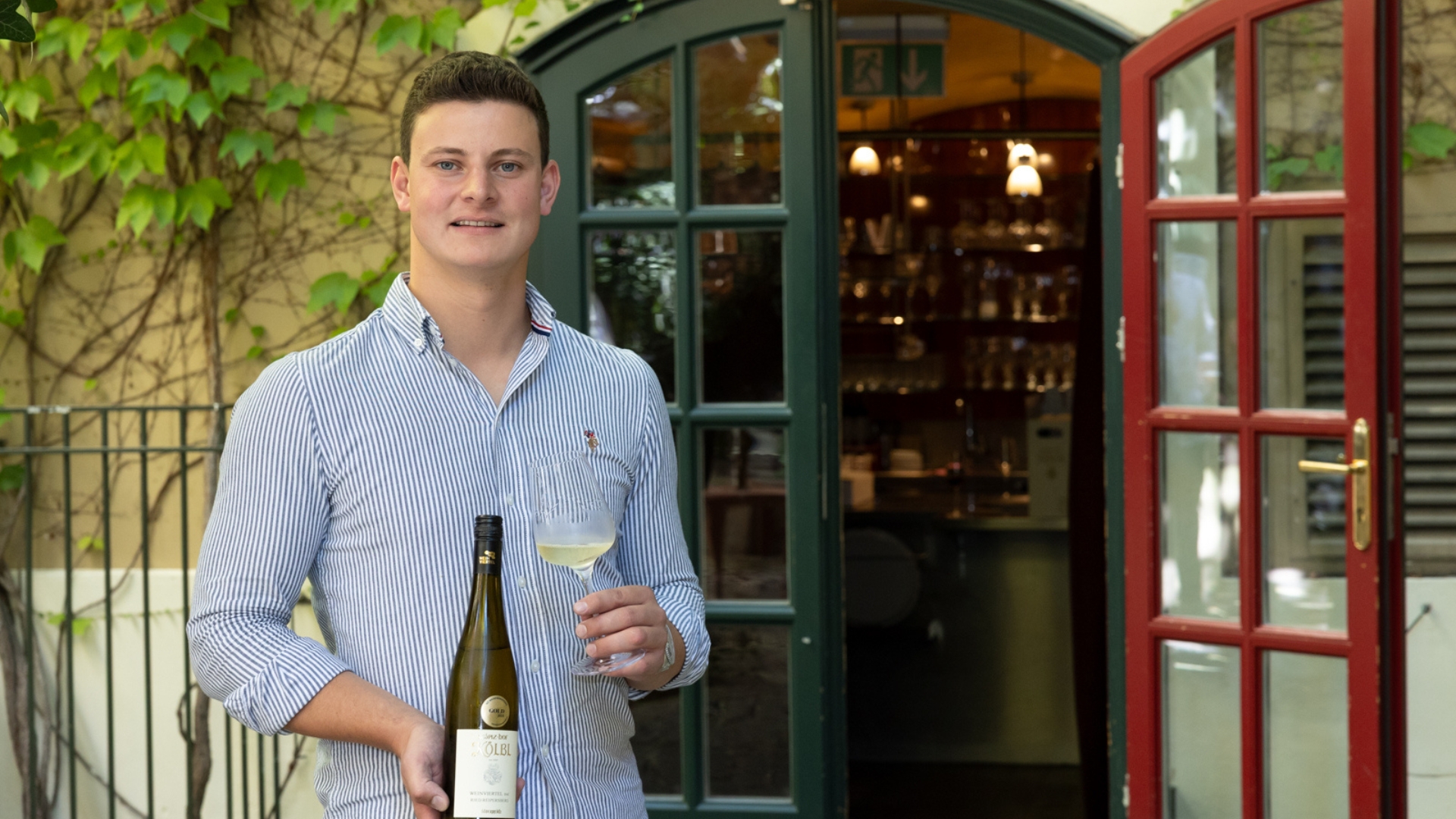 Jungwinzer Johannes Kölbl aus dem Weinviertel