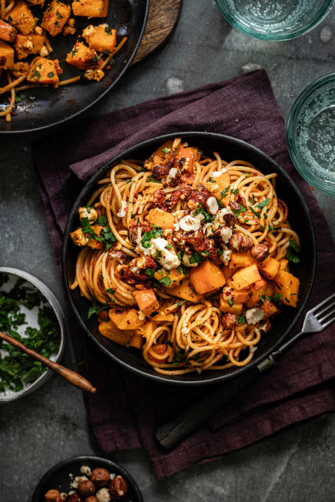 Kürbis-Pasta aus dem Buch "Kürbisliebe".