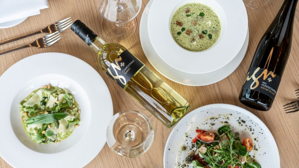 Essen im Weindomizil Hagn