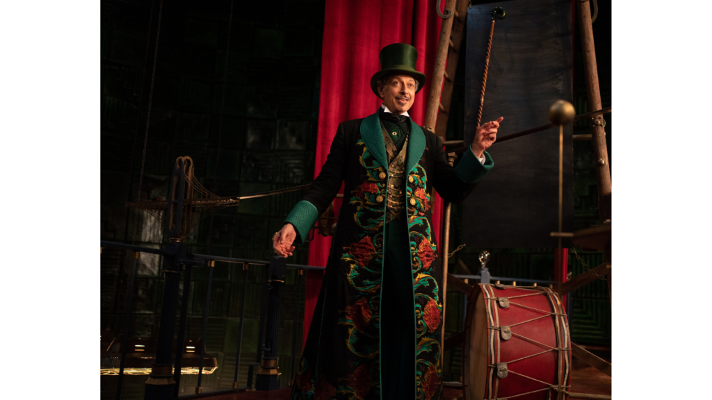 Jeff Goldblum is The Wizard of Oz in WICKED FOR GOOD, directed by Jon M. Chu.