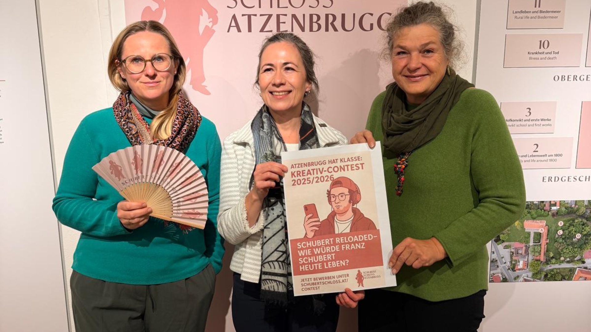 Vorstellung des Kreativ-Contest im Schubert Schloss Atzenbrugg