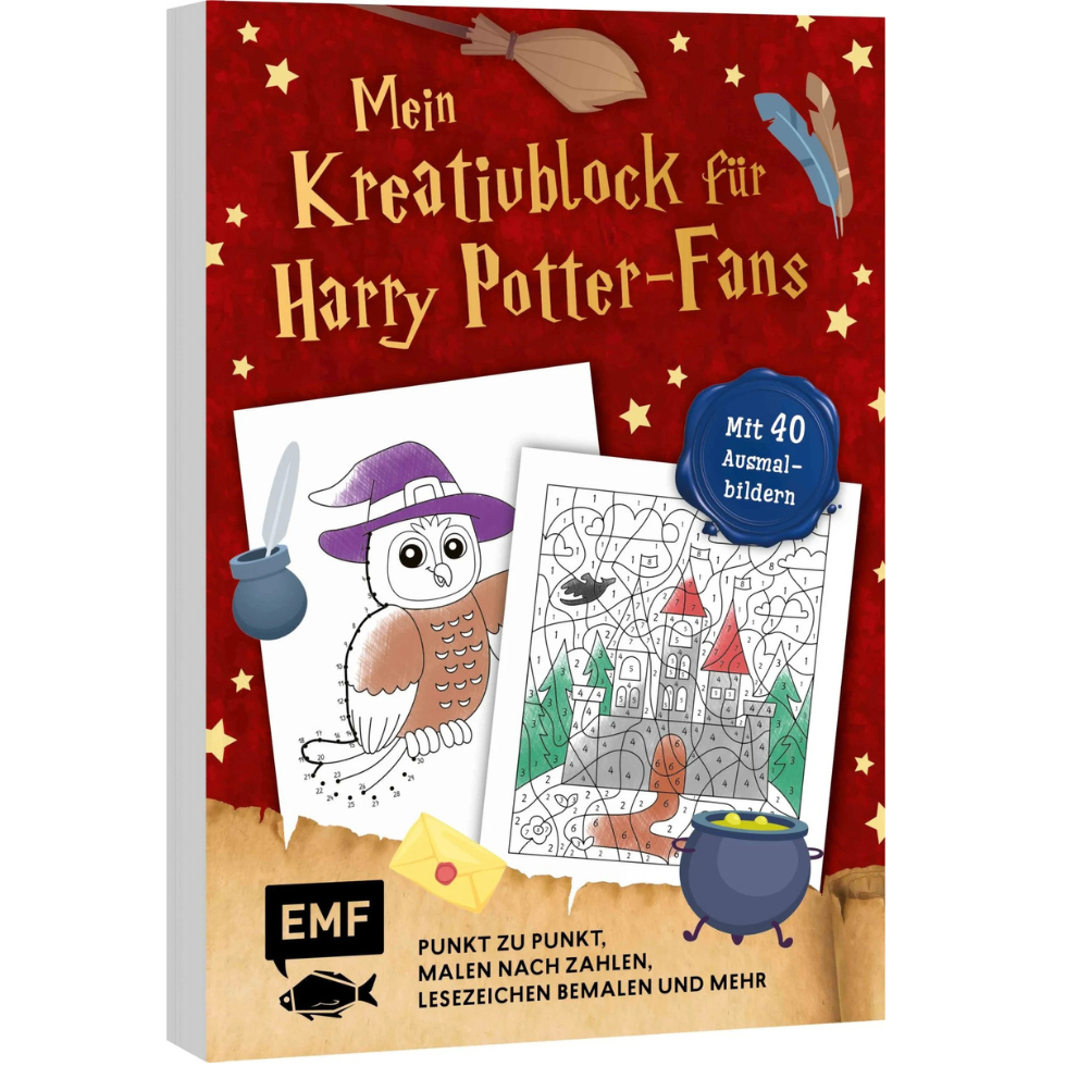 wundervolle Kinderbücher-Mein Kreativblock für Harry Potter-Fans