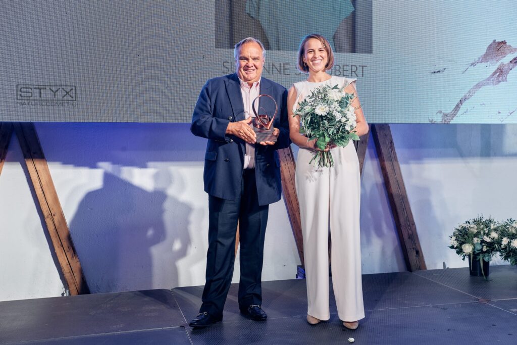 Susanne Schubert mit Wolfgang Stix