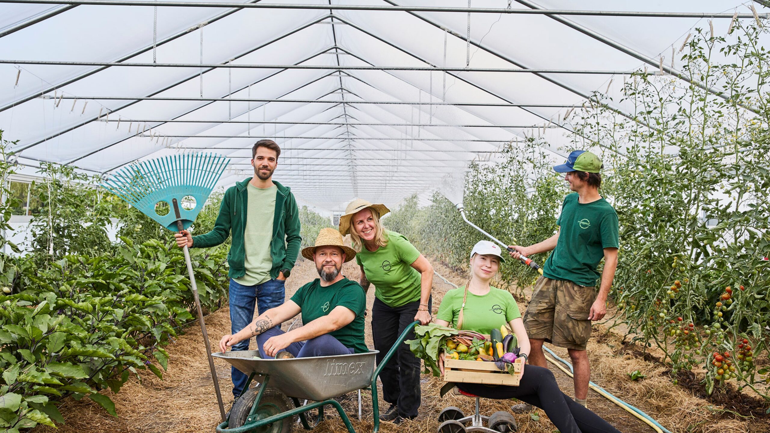 Biomedizinischer Analytiker Klemens Grabner, Imobillienallrounder Andreas Jedlicka, die Labortechnikerinnen Sonja Jedlicka und Isabella Kieslinger und Maschinenführer Jakob Grabner
