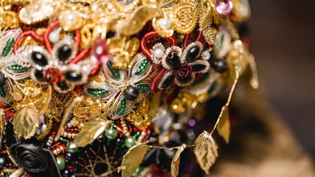 Handarbeit Goldspinnerei
