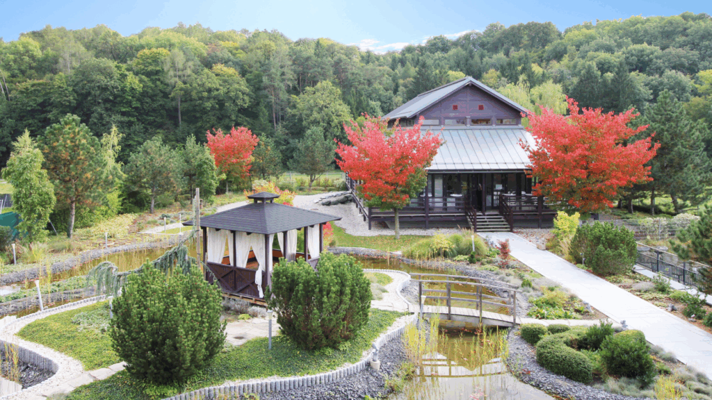 Linsberg Asia: der Zen Garten
